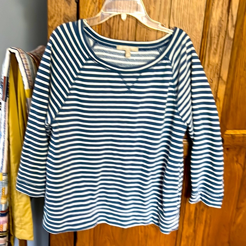 Banana Republic boxy 3/4 sleeve sweatshirt.